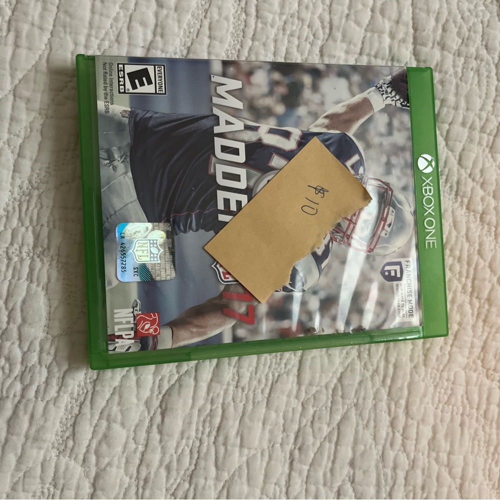 Madden NFL 17 Xbox One Game - Green Case